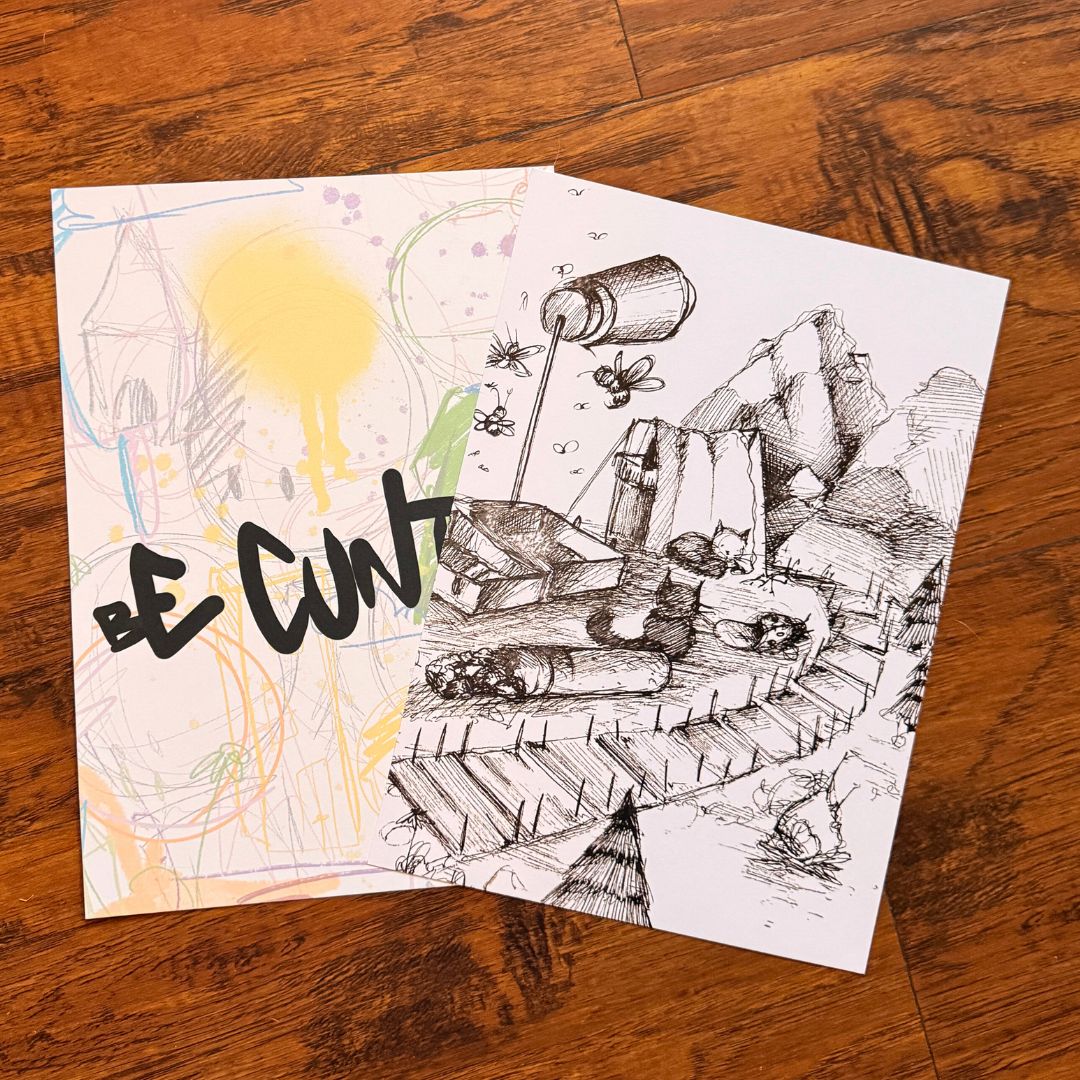 Abweg Ausmalbild 2er Set