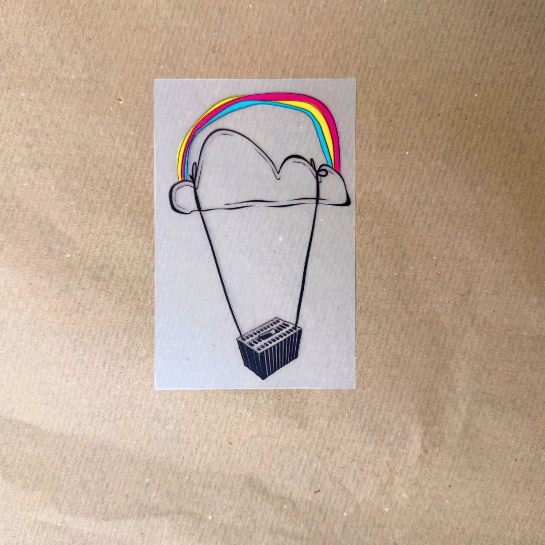 Backstein DTF Bügelbild