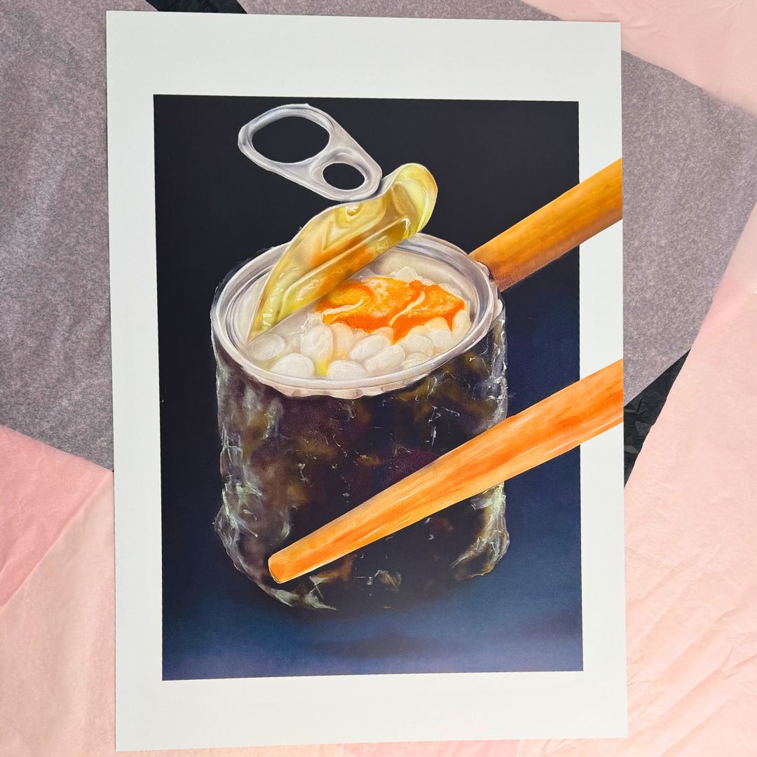 Impresión de arte Duckface Volane A2 limitada | Oportunidad de firma