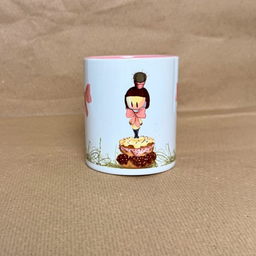 Donut Mädchen Tasse