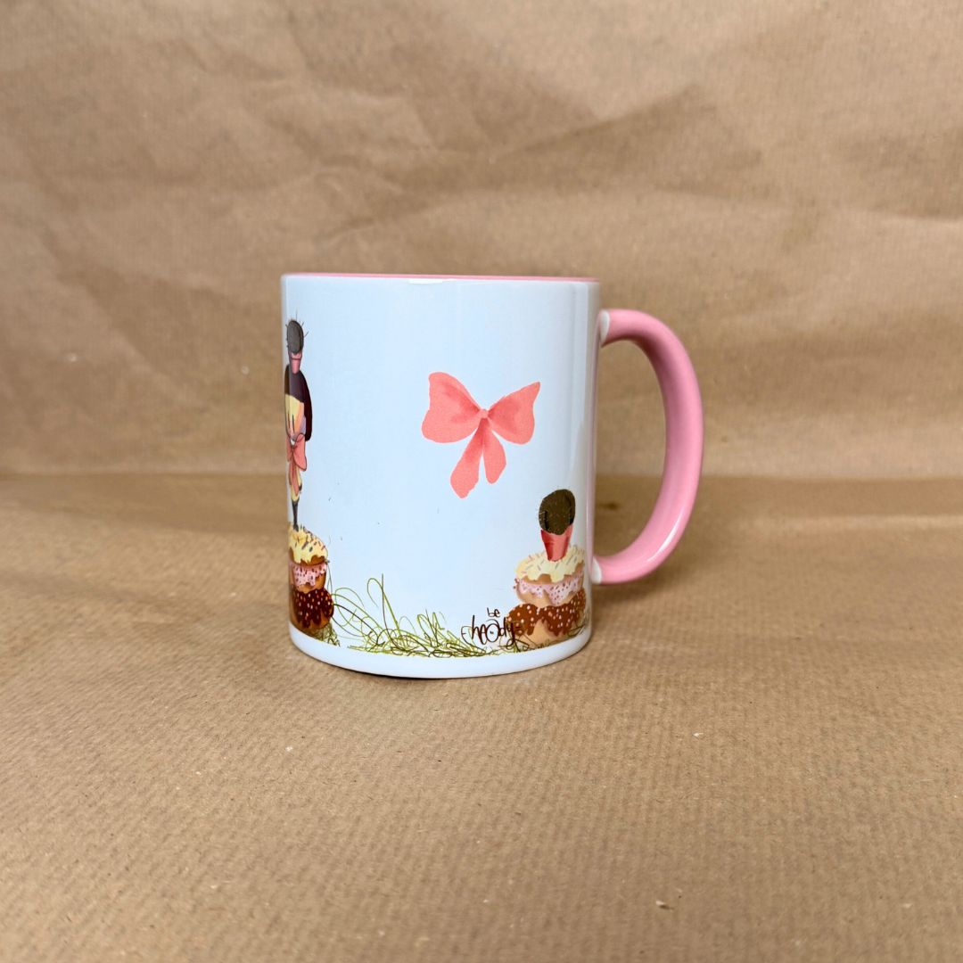 Donut Mädchen Tasse