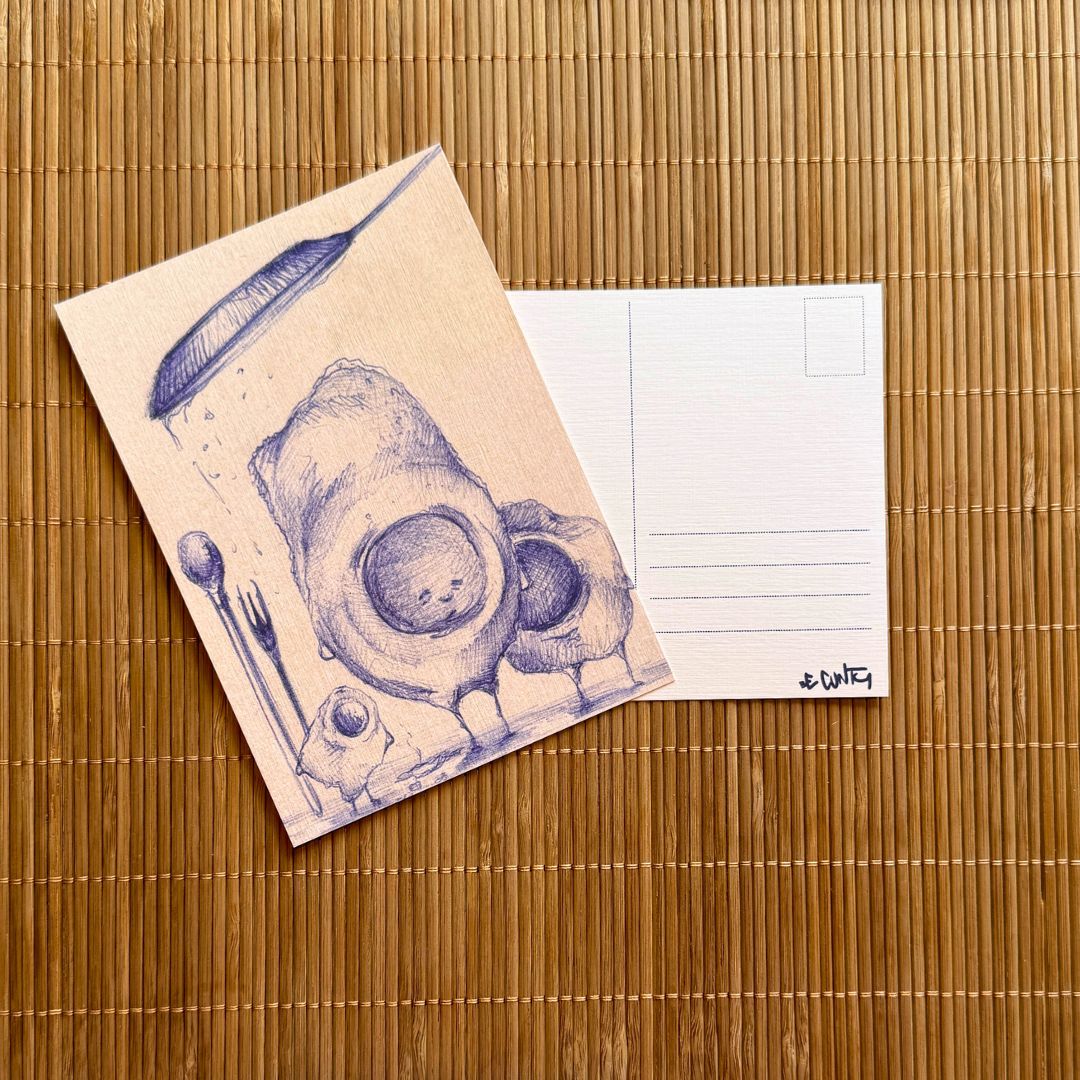 Tarjeta coleccionable Volane Jacki postal limitada Din A6