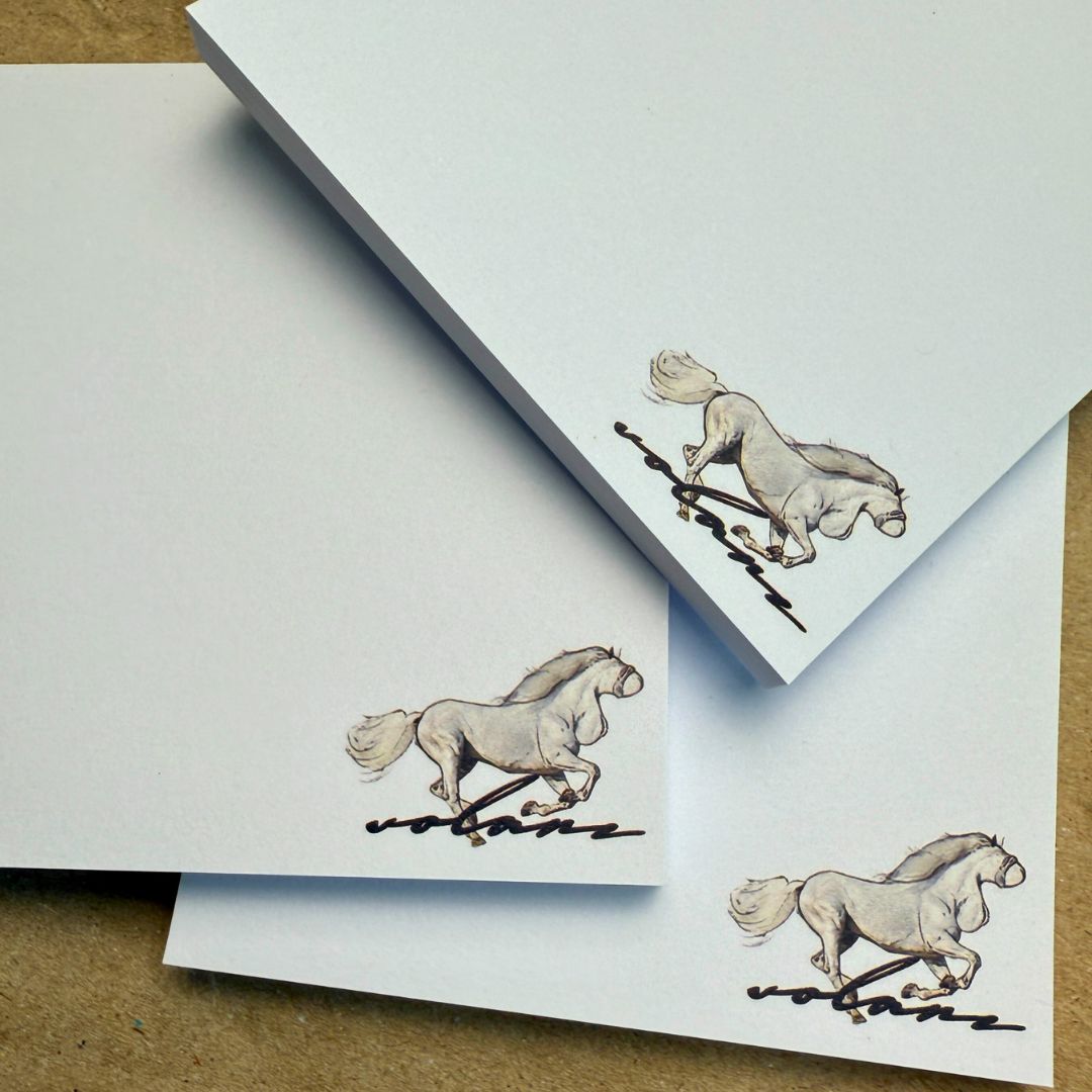 Notas adhesivas / Post-It del caballo del pene | Ilustración Volana | 50 hojas | papel de 80gsm