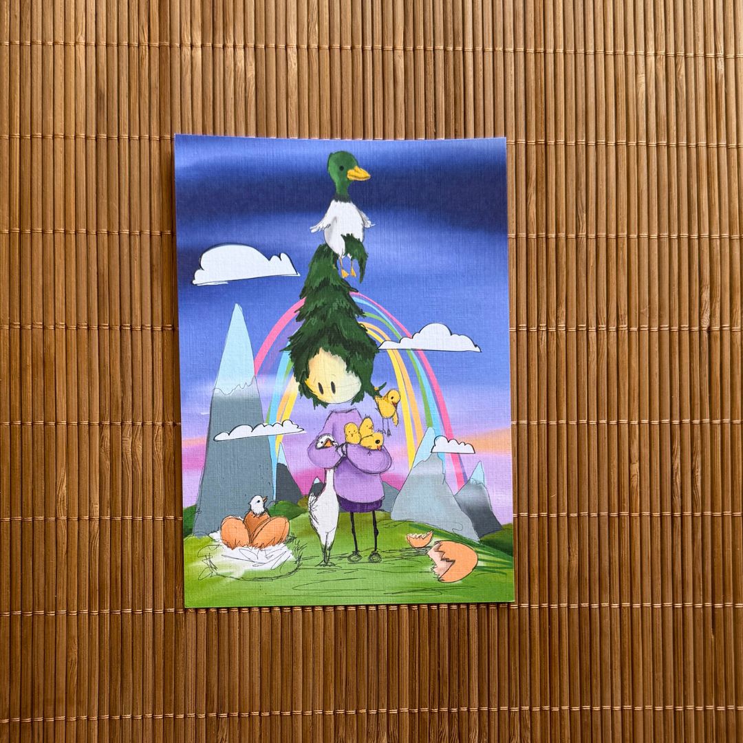 Tarjeta coleccionable Volane Jacki postal limitada Din A6