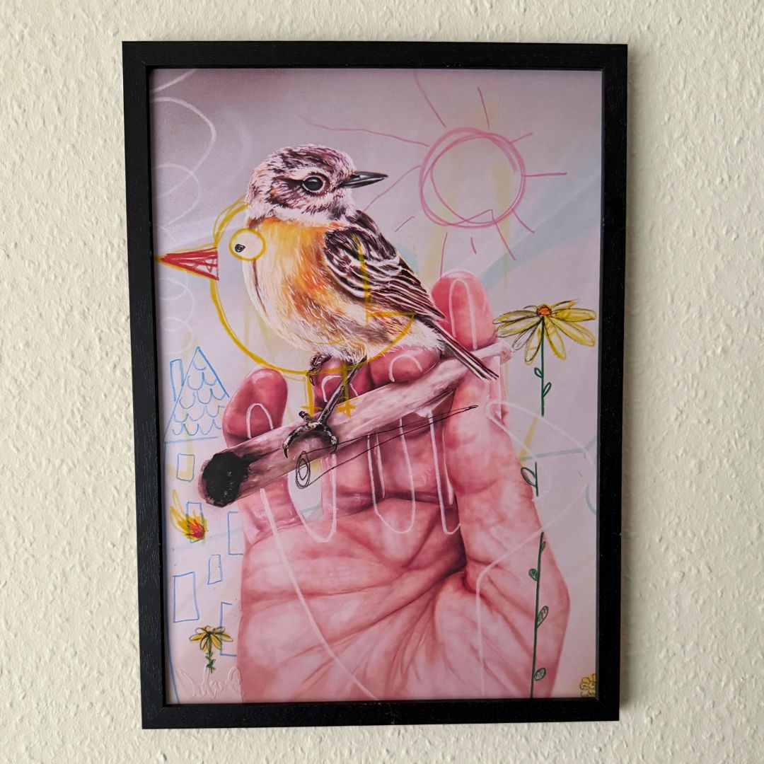 Impresión de arte de Jacki Volane A3 limitada | Oportunidad de firma