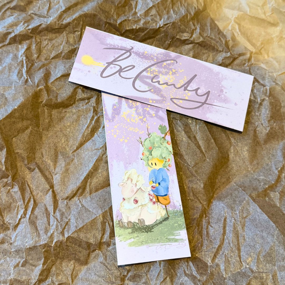 Lesezeichen Locken Schaaf