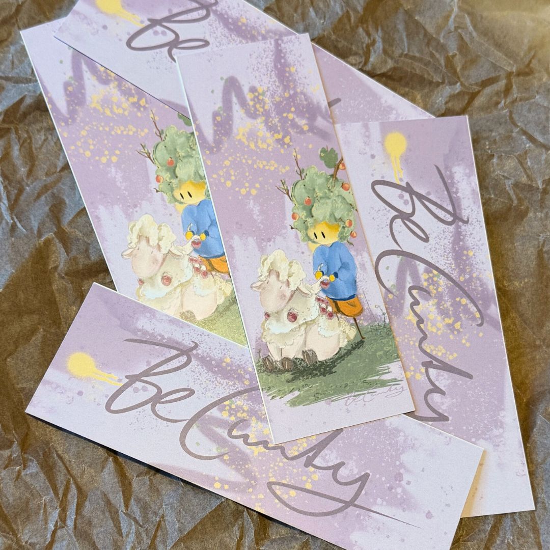 Lesezeichen Locken Schaaf