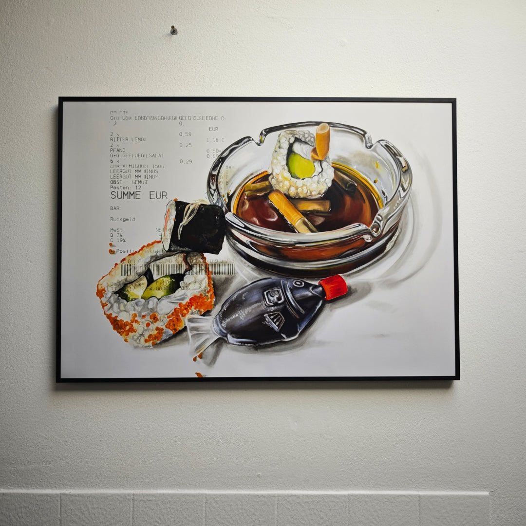 Impresión de arte Duckface Volane A2 limitada | Oportunidad de firma