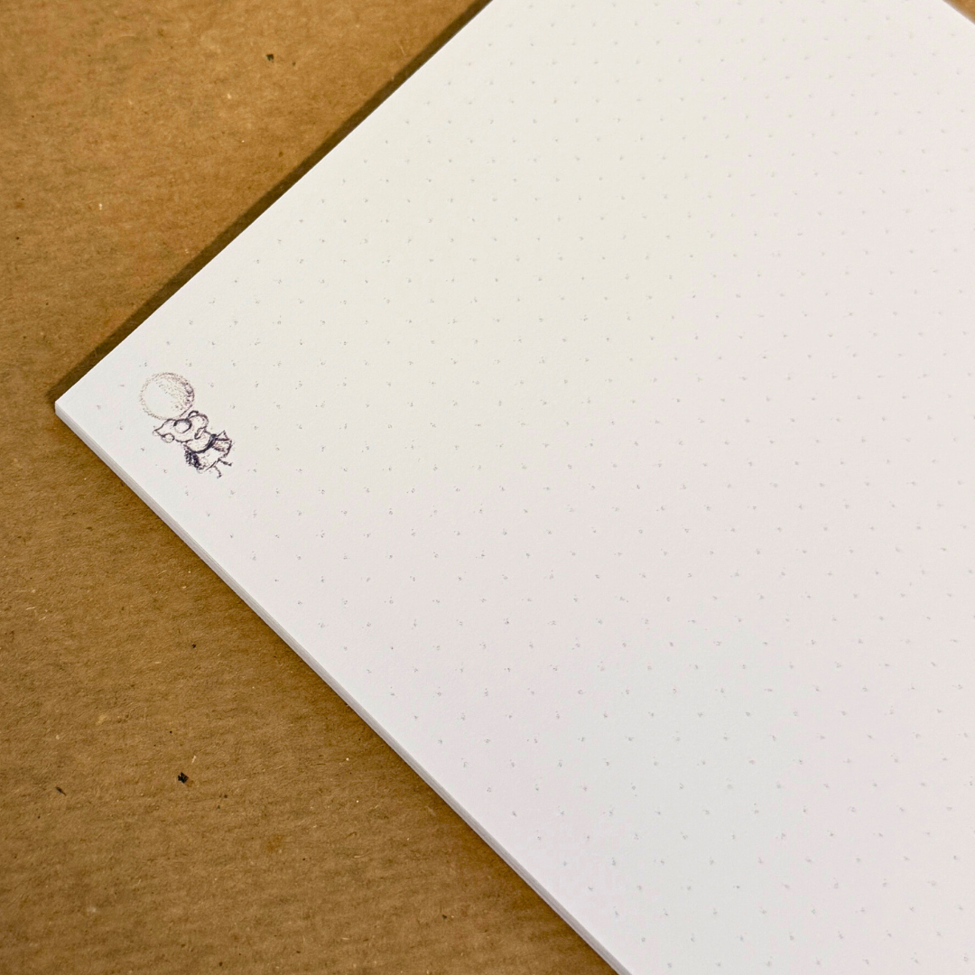 Bloc de notas con cabeza de casete DIN A5 Volane Ilustración | 100 hojas | papel de 120 g/m²