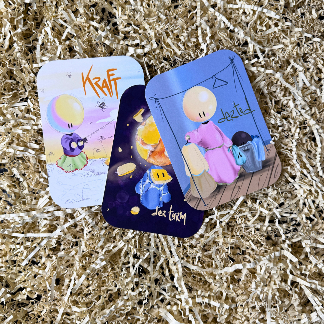 ✨ Das große Arkana - Das Kugelköpfchen Tarot ✨