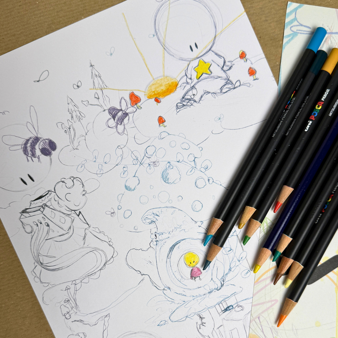 Tarot Ausmallbild 2er Set