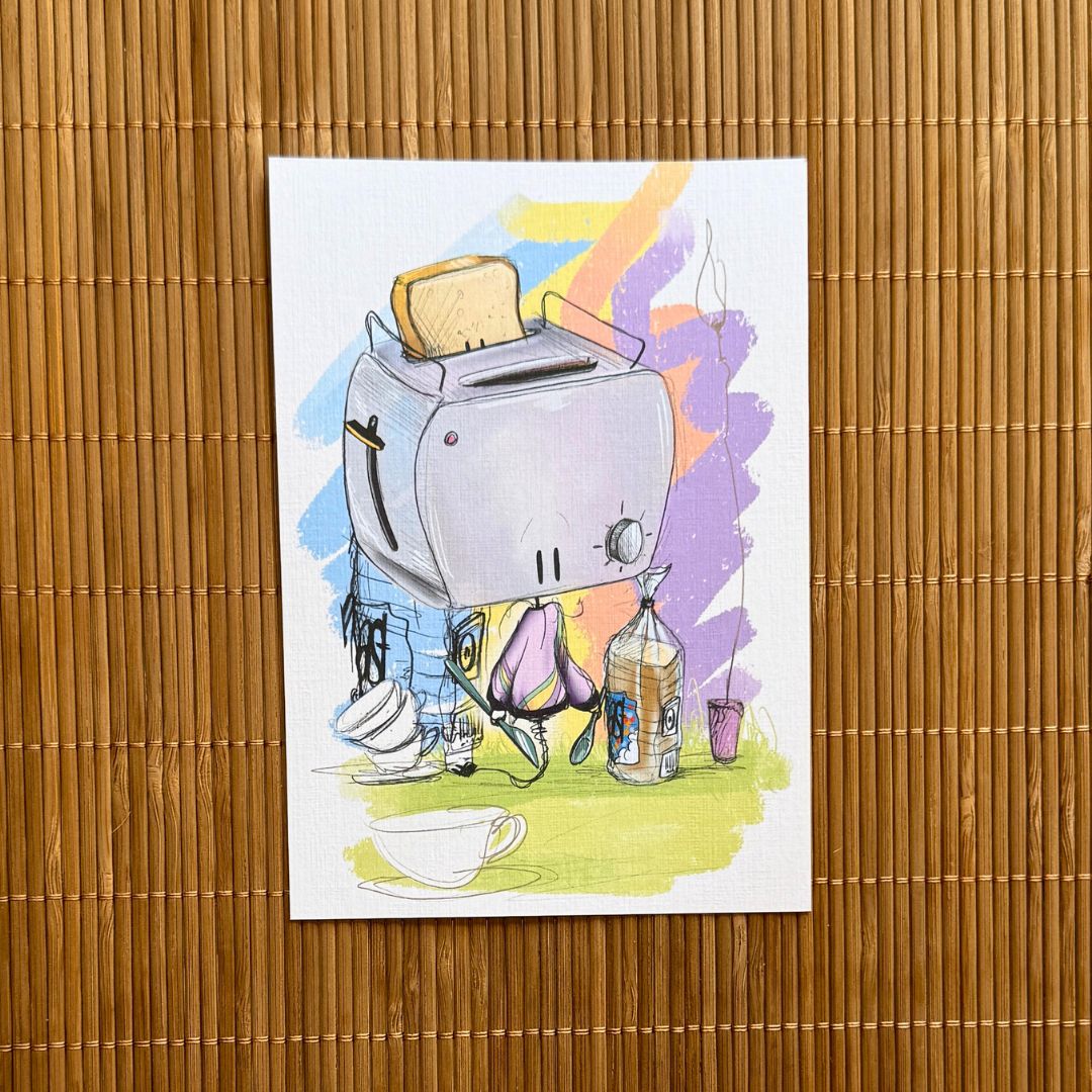 Tarjeta coleccionable Volane Jacki postal limitada Din A6