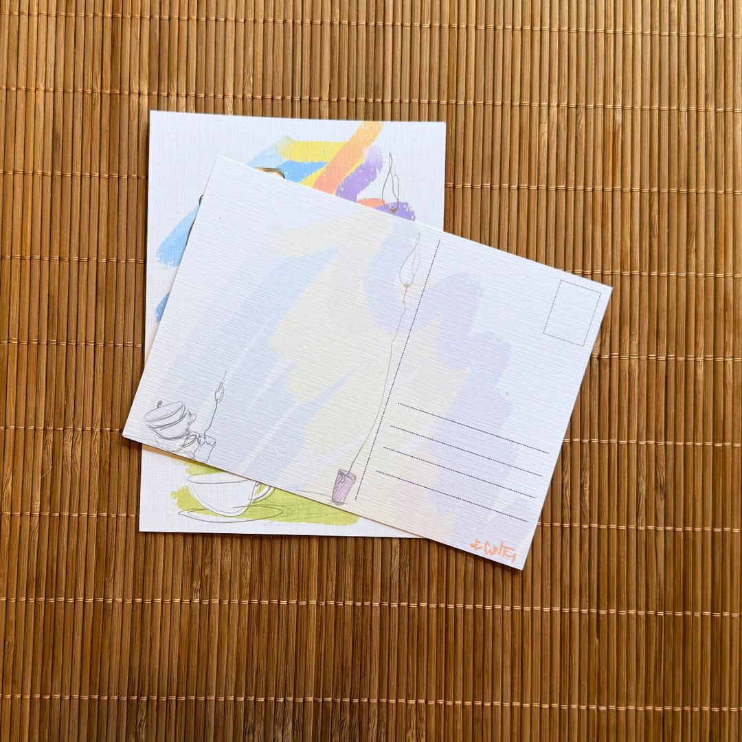 Tarjeta coleccionable Volane Jacki postal limitada Din A6