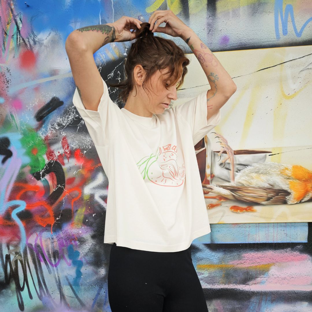FTZNSFT! Volano | Camiseta unisex de algodón orgánico serigrafiada