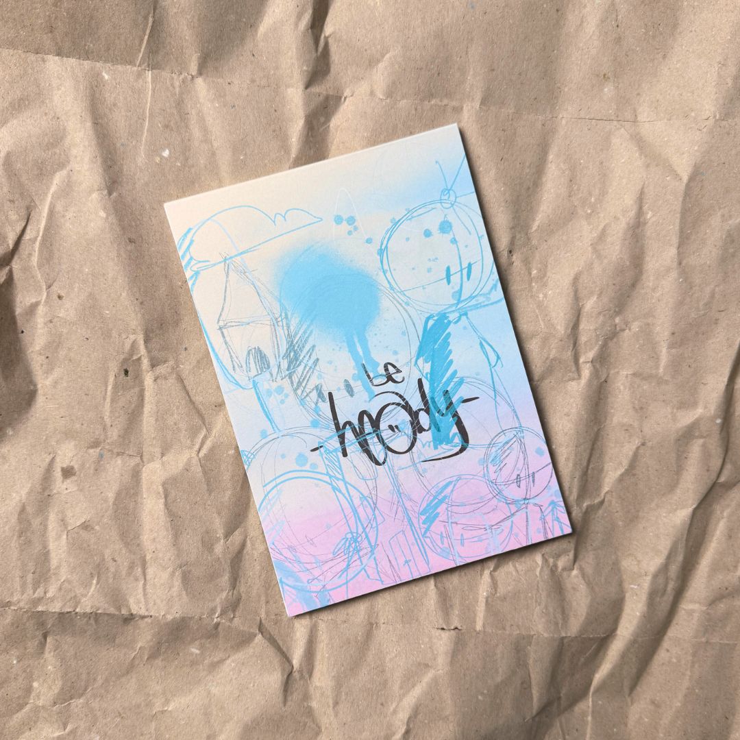 Tarjeta coleccionable Volane Jacki postal limitada Din A6