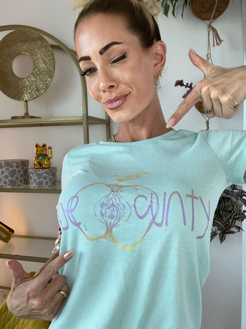 Apfelig - Volanes Früchte- Damenshirt
