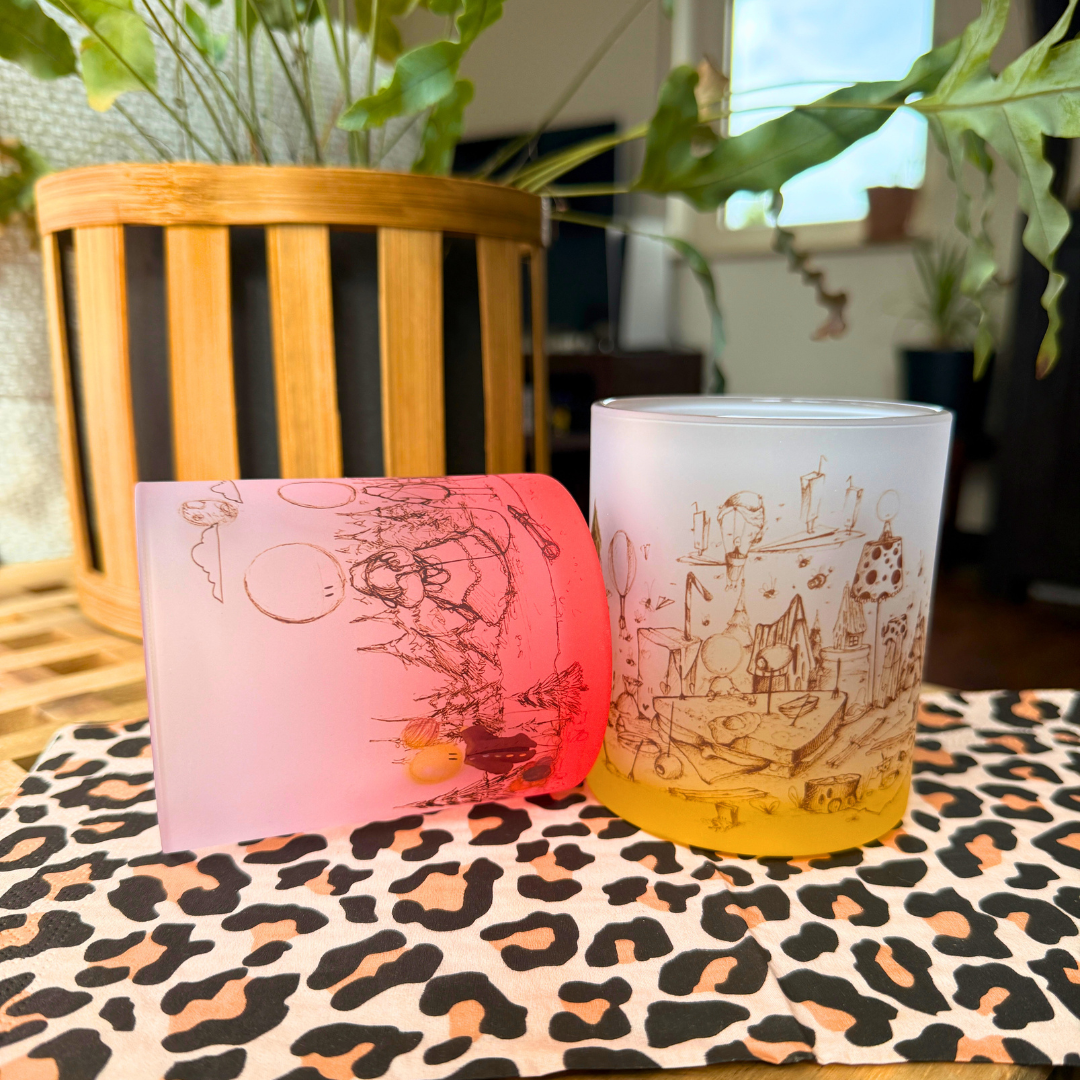 Taza Lollipon Panorama Cerámica 340ml Fabricada por Buttwich