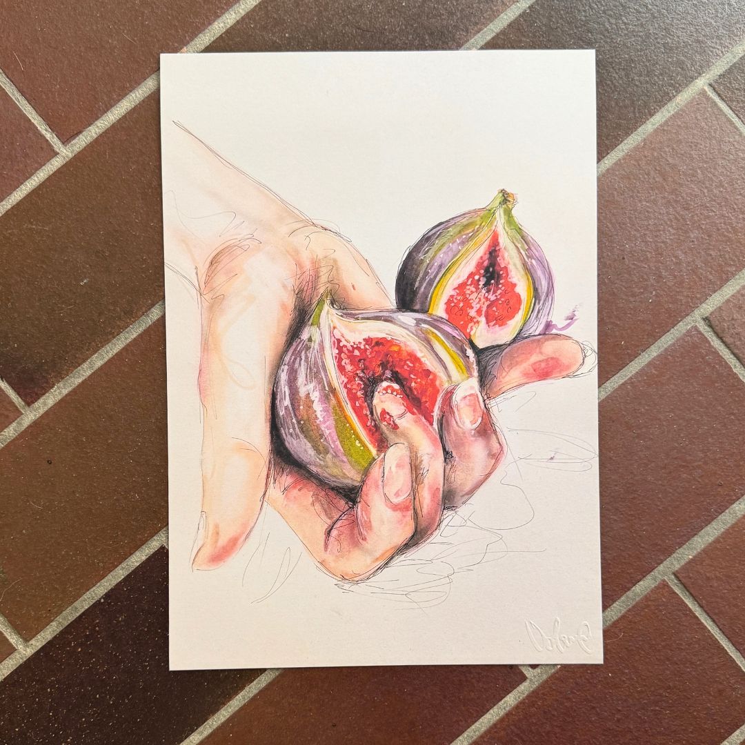 Impresión de arte de Jacki Volane A3 limitada | Oportunidad de firma