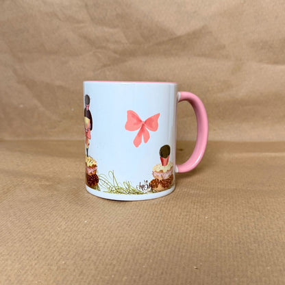 Donut Mädchen Tasse