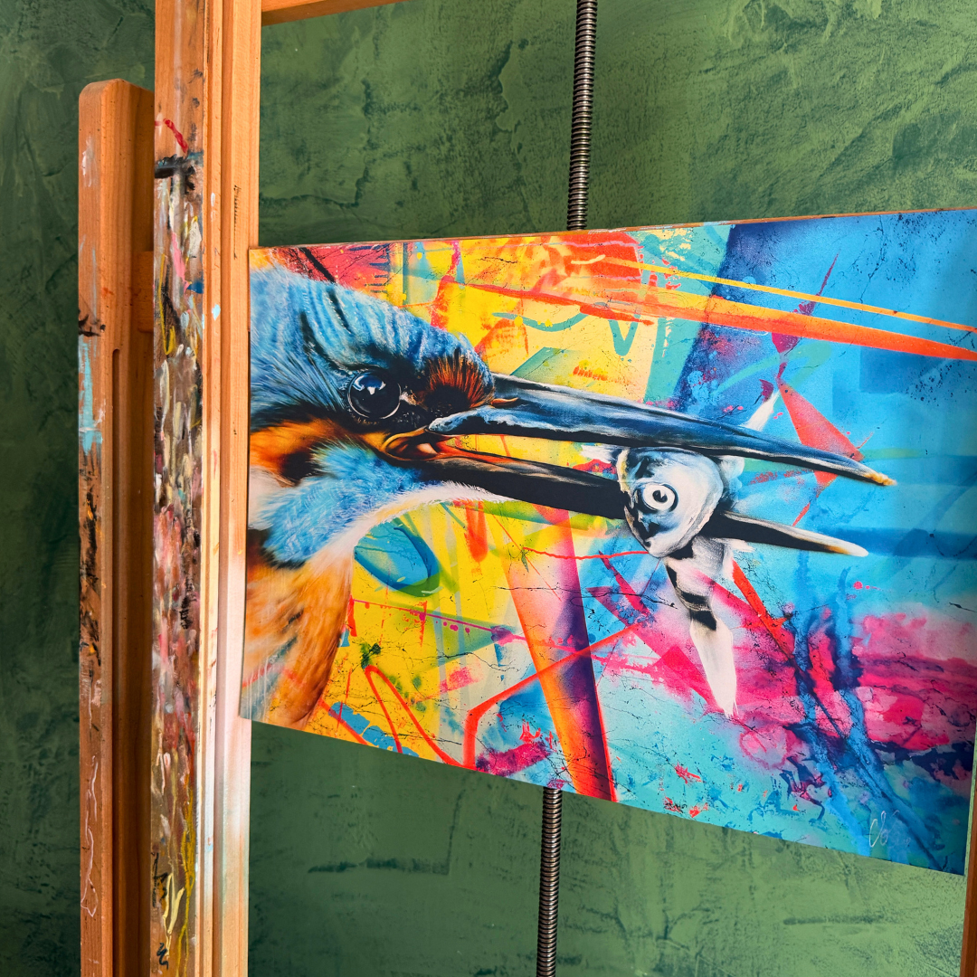 Impresión de arte Duckface Volane A2 limitada | Oportunidad de firma
