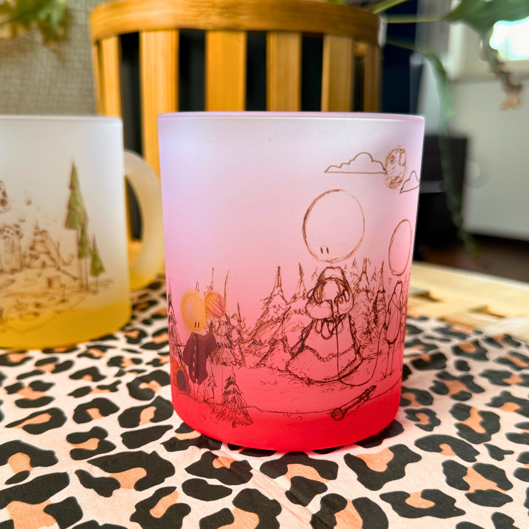 Taza Lollipon Panorama Cerámica 340ml Fabricada por Buttwich