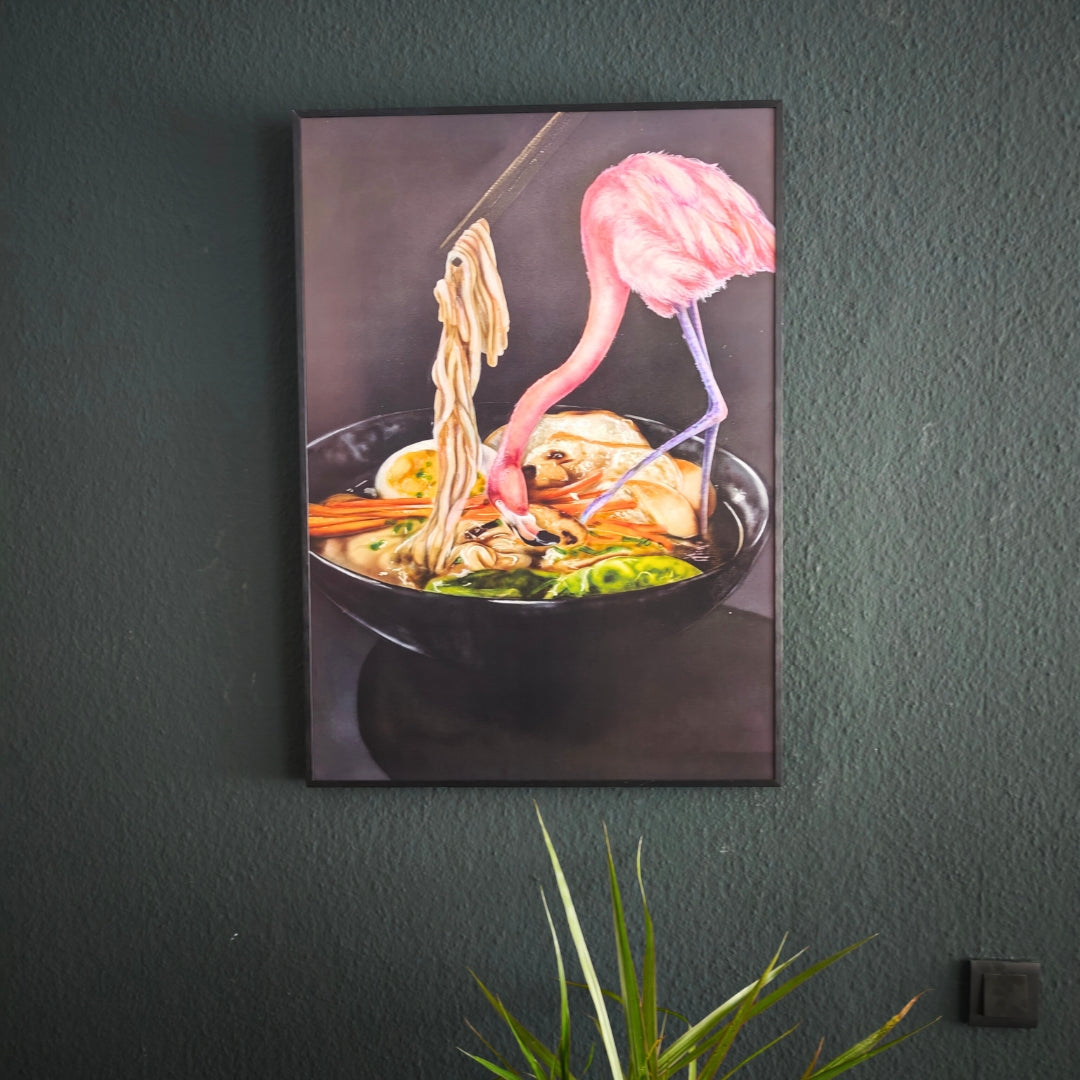 Impresión de arte Duckface Volane A2 limitada | Oportunidad de firma