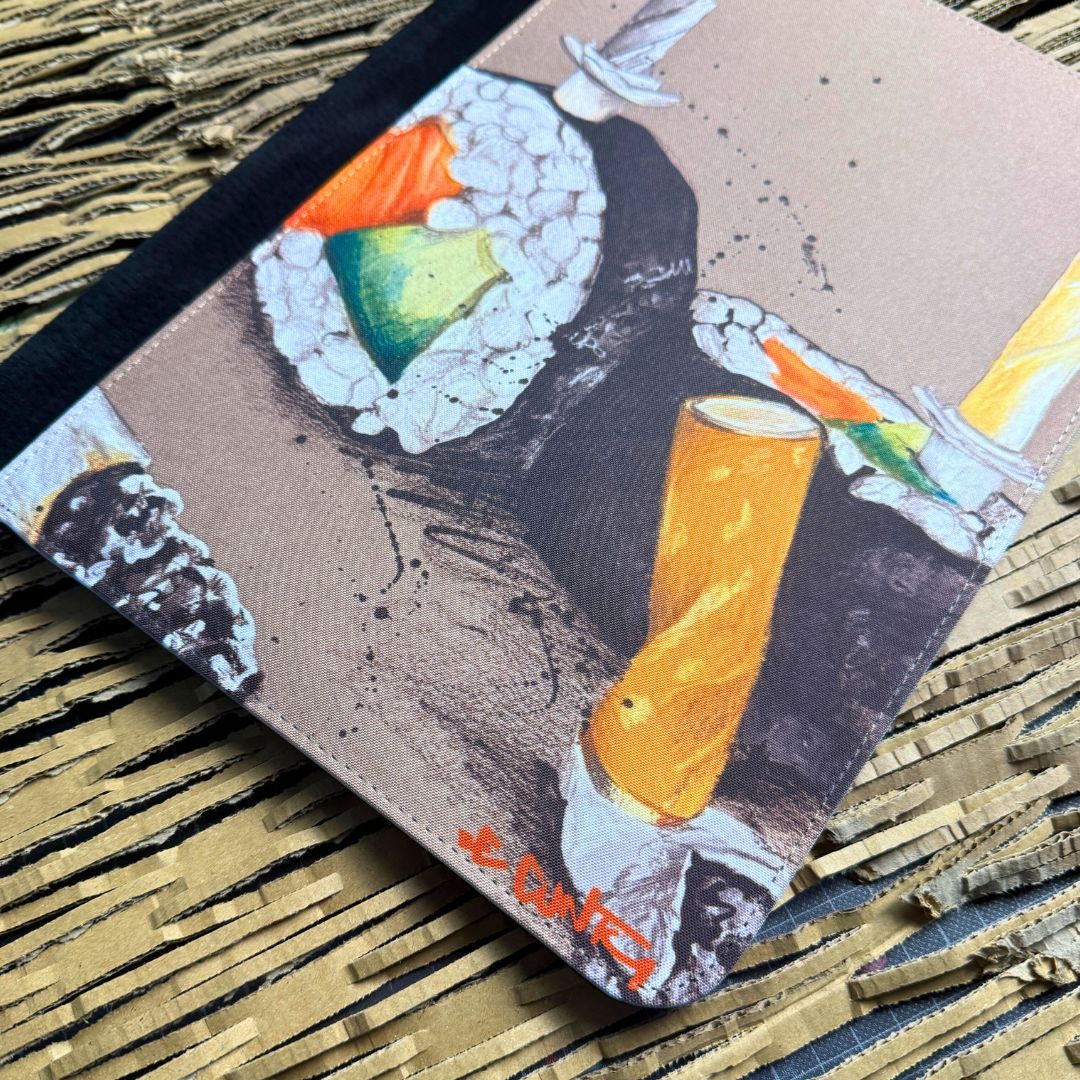 Geburtstags Sushi Skizzen Mappe A4+