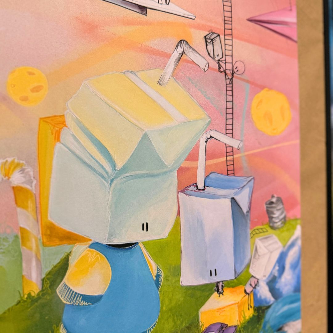 Impresión de arte de Jacki Volane A3 limitada | Oportunidad de firma