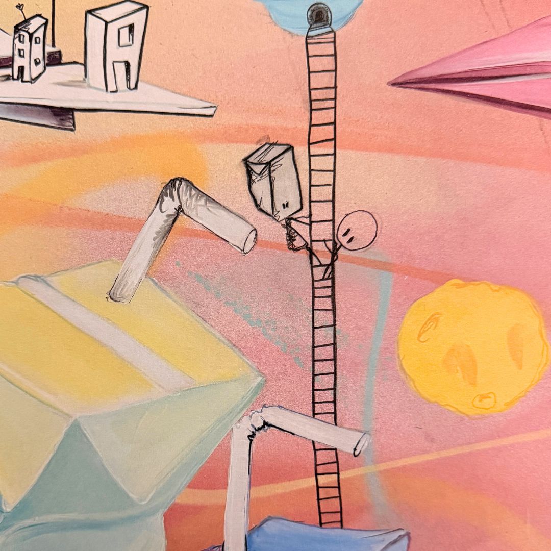 Impresión de arte de Jacki Volane A3 limitada | Oportunidad de firma