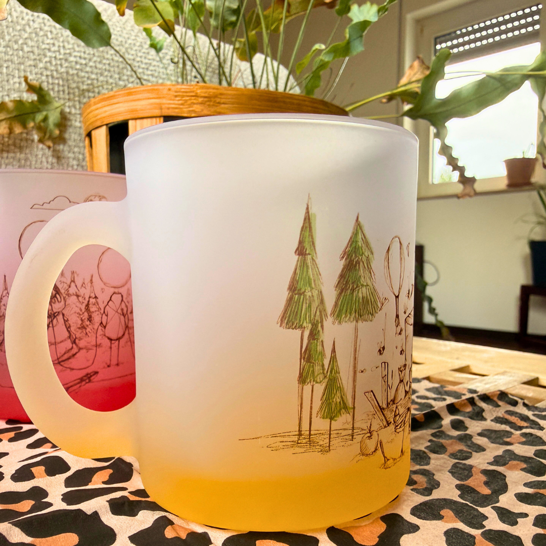 Taza Lollipon Panorama Cerámica 340ml Fabricada por Buttwich