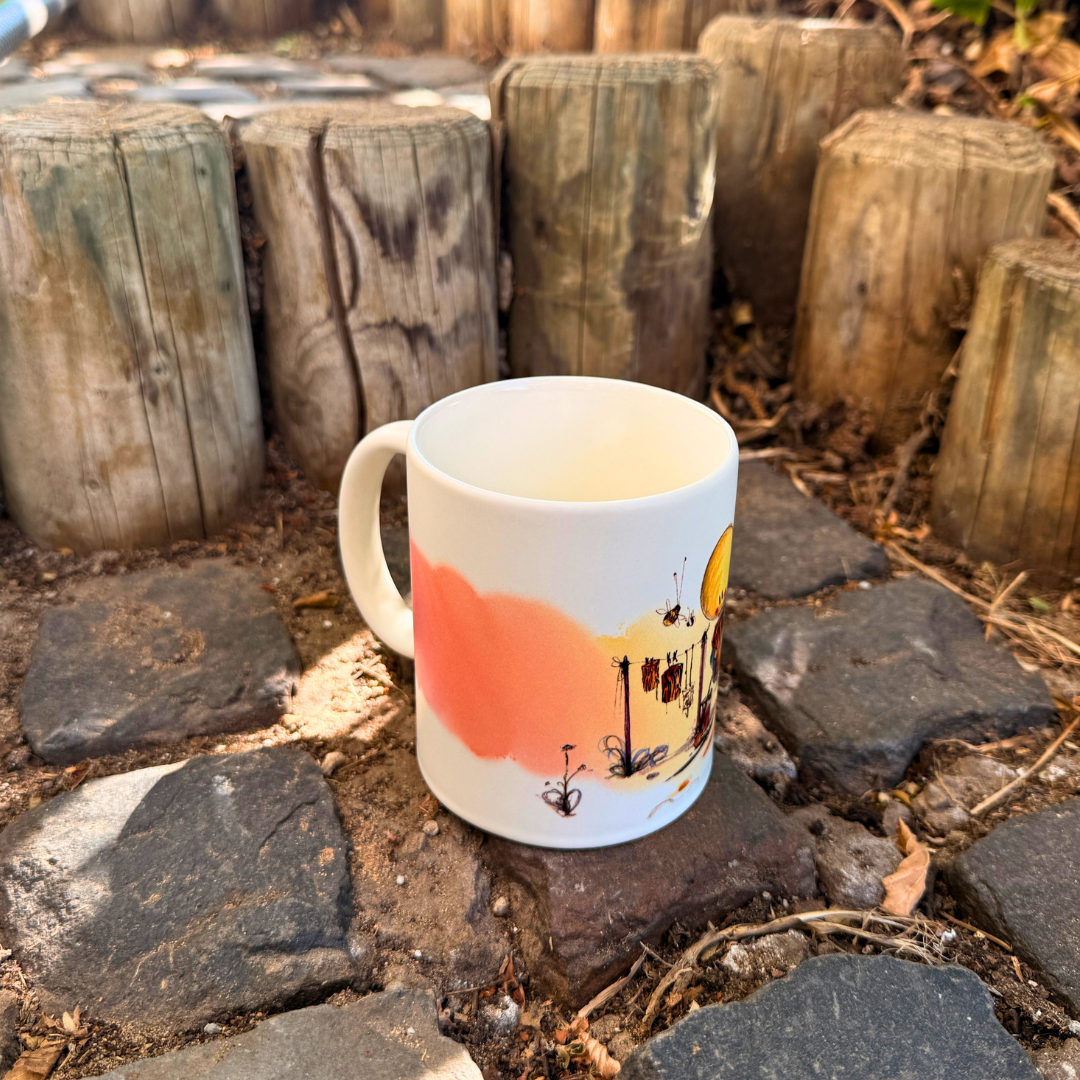 Taza Lollipon Panorama Cerámica 340ml Fabricada por Buttwich