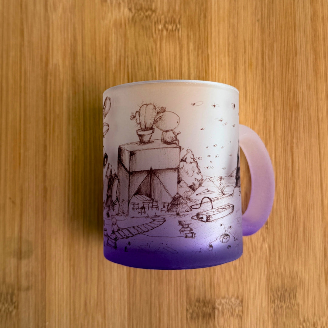 Taza Lollipon Panorama Cerámica 340ml Fabricada por Buttwich