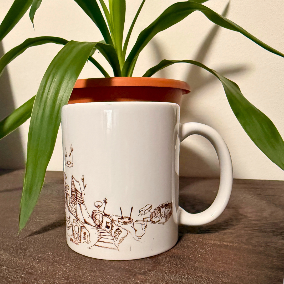 Taza Lollipon Panorama Cerámica 340ml Fabricada por Buttwich