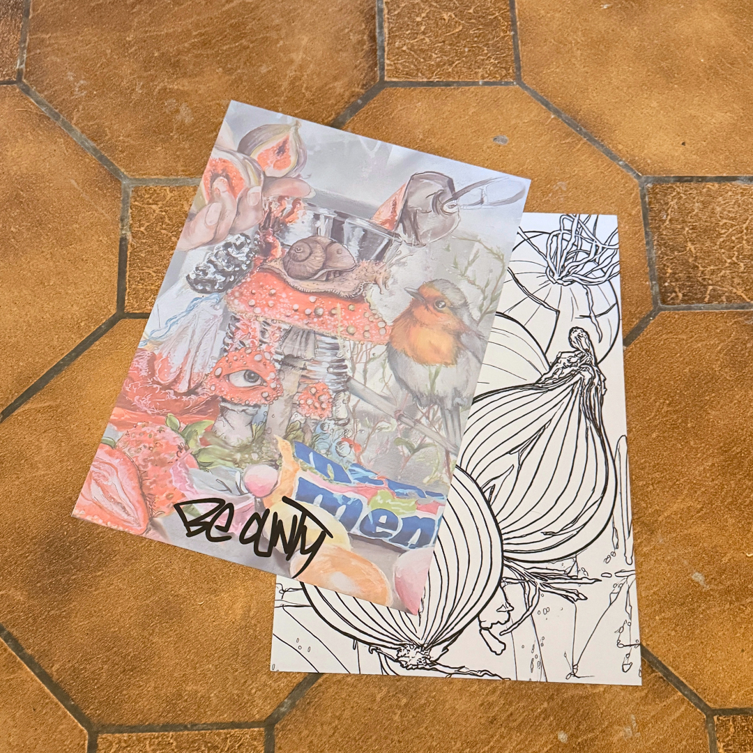 Zipolle Ausmalbild 2er Set