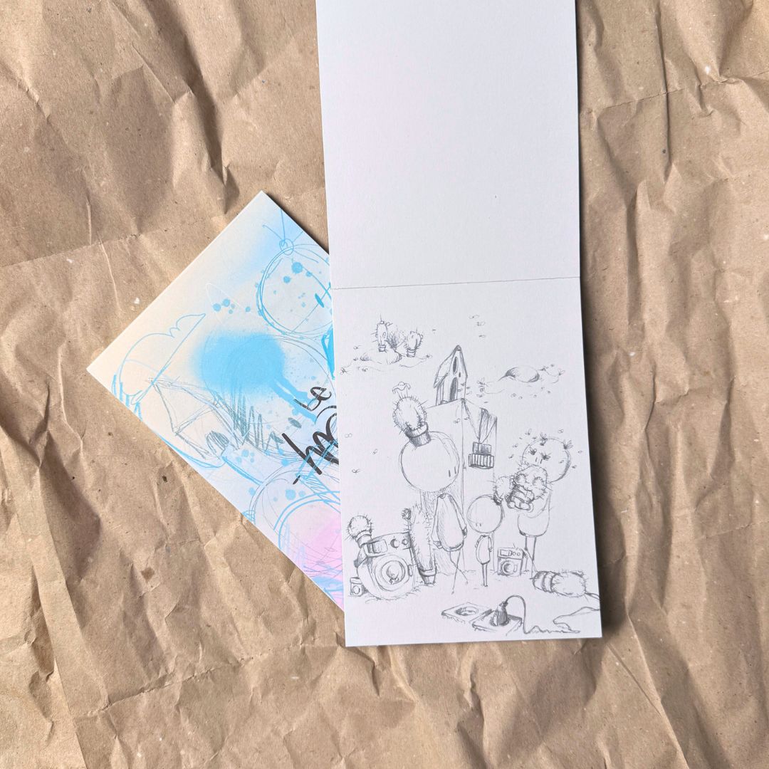 Tarjeta coleccionable Volane Jacki postal limitada Din A6