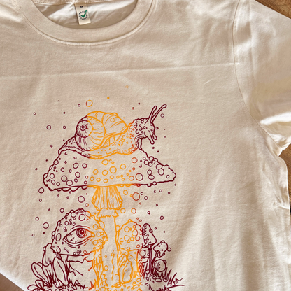 Schnecken Pilz Unisex Shirt