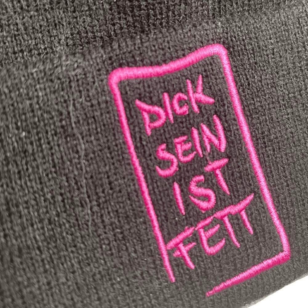 Bezaubernde Beanie limitiert - ButtwichbeanieBeanieDamenDick sein ist fett