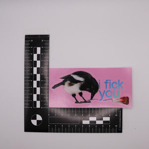 Elster fickt dich Sticker | 2er Pack - ButtwichStickerElsterFickFreiform