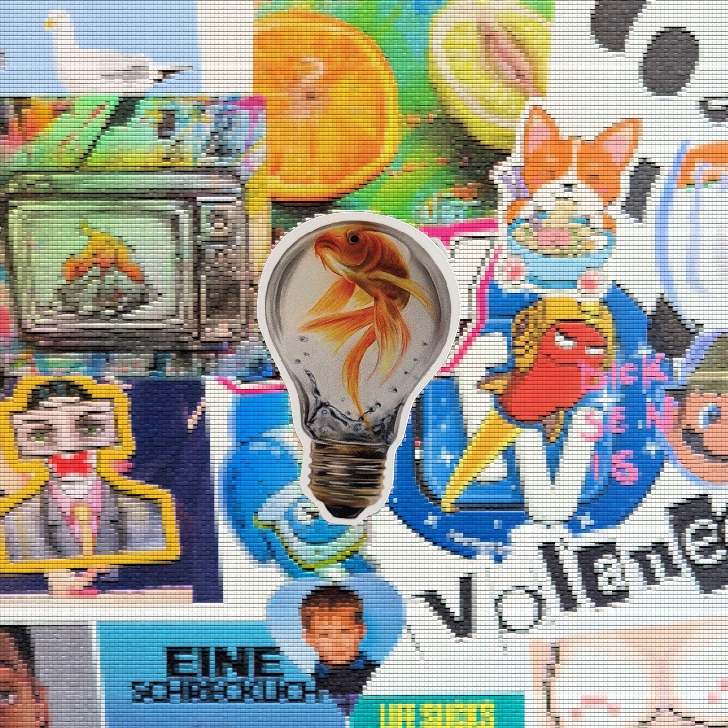 Fischbirne Volane Magnet Sticker - ButtwichMagnetFischFischbirneFoliensticker