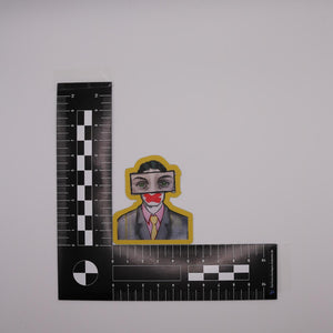Gelber Typ Vinyl Freiform Sticker | 2er Pack - ButtwichStickerFreiformGelberLouis Beton