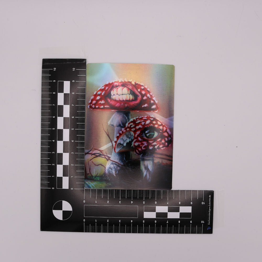 Maulpilz Shiny | Volane Sticker Hologram Holo A7 - ButtwichStickerButtwichHochformatHolo