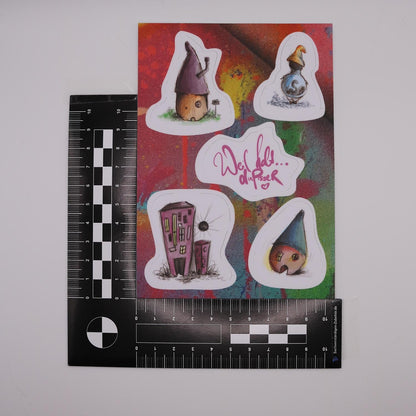 Volane City Stickersheet DIN A6 Freiform Stickerbogen - ButtwichStickerFreiformMarisSheet